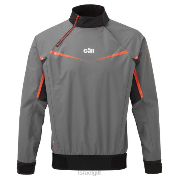 Gill Marine טופ מקצועני לגברים PN2XD537 Gill sailing jacket אפור פלדה